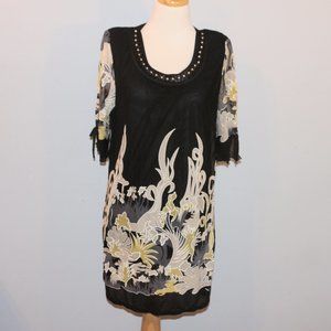 Appointments Embellished Lined Dress Size Jr Medium EUC